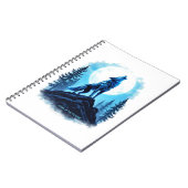 Hurlement du futur - Cahier spiralé à thème loup (Côté gauche)