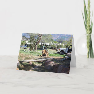 Hurlement - est-ce votre anniversaire ? Carte de