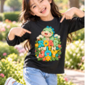 Hurler de joie dinosaure mignon