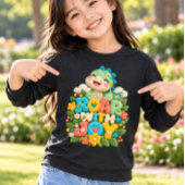 Hurler de joie dinosaure mignon