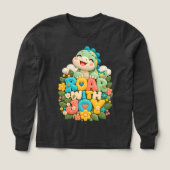 Hurler de joie dinosaure mignon (Motif recto)