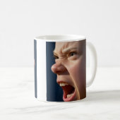 Hurler Fille tasse 2 côtés (Devant droit)