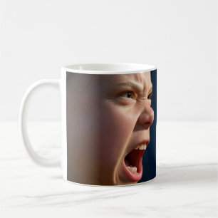 Hurler Fille tasse 2 côtés