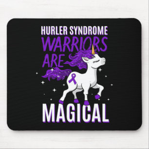 Hurler Syndroom Warrior Awareness Unicorn MPS-in P Muismat