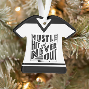 Hurling Camogie, met naam & nummer Ornament