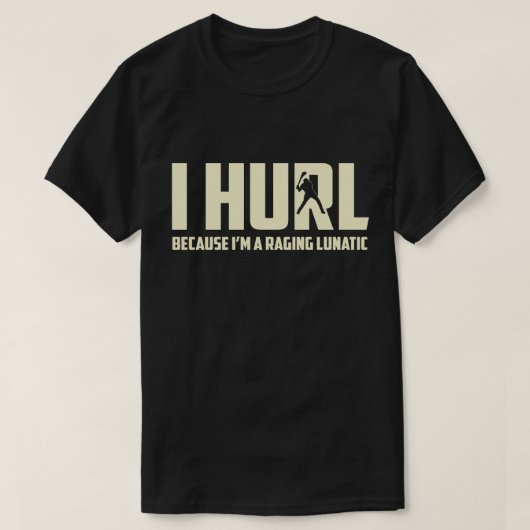 Hurling Funny Gift voor hem, haar T-shirt (Design voorkant)