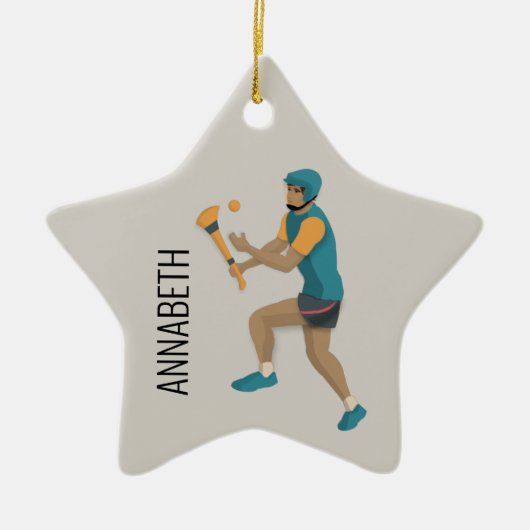 Hurling Keramisch Ornament (Voorkant)