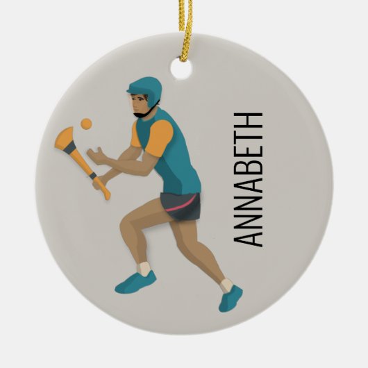 Hurling Keramisch Ornament (Voorkant)