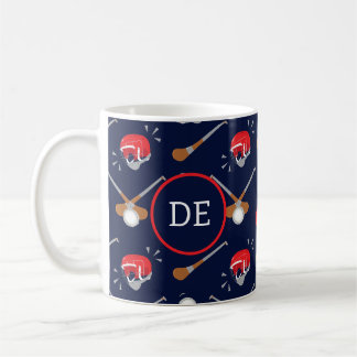 Hurling Speler Gaelic Sport Monogram Koffiemok