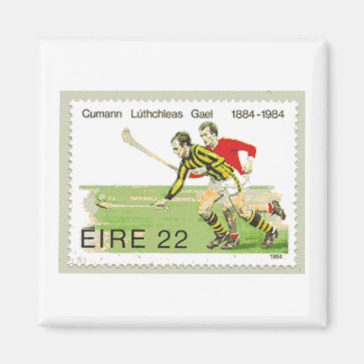 Hurling Stamp Magneet (Voorkant)