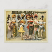 Hurly-Burly Extravaganza en vaudeville  Briefkaart (Voorkant)