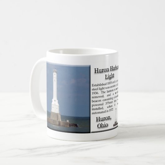 Huron Harbour Light mug (Devant gauche)
