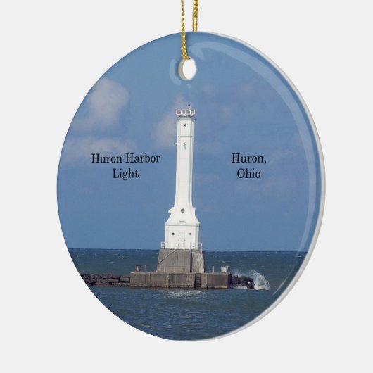 Huron Harbour Light ornament (Links)