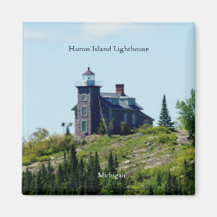 Huron Island Lighthouse magnet Magneet