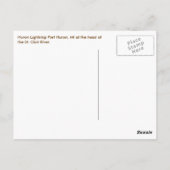 Huron Lightship Port Huron, MI St. Clair Briefkaart (Achterkant)