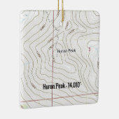 Huron Peak Colorado Fourteener Keramisch Ornament (Rechts)