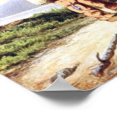 Huron-Wendat Hunter Calling a Moose Poster (Hoek)