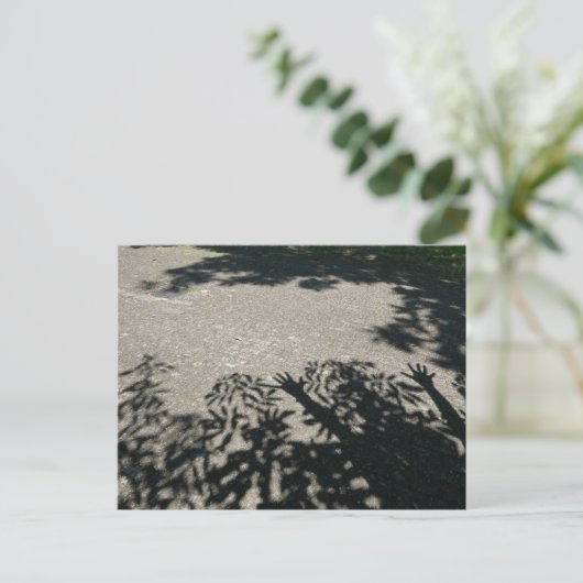 HURRAY Hadow Hands & Feuilles do-it-yourself carte (Debout devant)