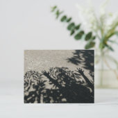 Hurray Shadow Handen & Leaves Close Up DIY Briefka Briefkaart (Staand voorkant)