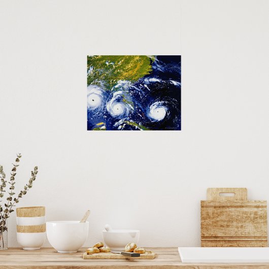 Hurricane Andrew Poster (Keuken)