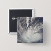Hurricane Bertha Vierkante Button 5,1 Cm (Voorkant /achterkant)
