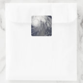 Hurricane Bill of Bermuda Vierkante Sticker (Tas)