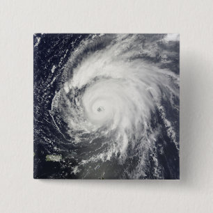 Hurricane Bill Vierkante Button 5,1 Cm