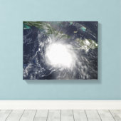 Hurricane Charley Canvas Afdruk (Insitu (Houten vloer))