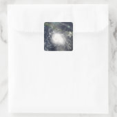 Hurricane Charley Vierkante Sticker (Tas)