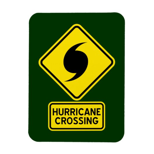 Hurricane Crossing Magnet Magneet (Verticaal)