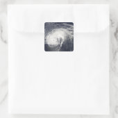 Hurricane Danielle Vierkante Sticker (Tas)