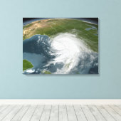 Hurricane Dennis Canvas Afdruk (Insitu (Houten vloer))