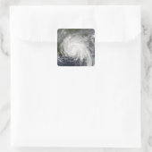 Hurricane Dennis Vierkante Sticker (Tas)