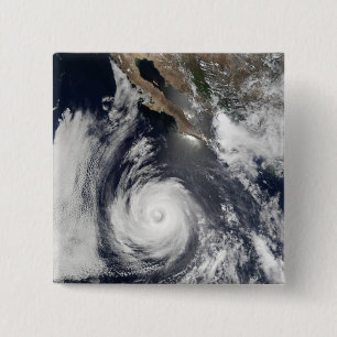 Hurricane Douglas Vierkante Button 5,1 Cm