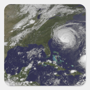 Hurricane Earl 4 Vierkante Sticker