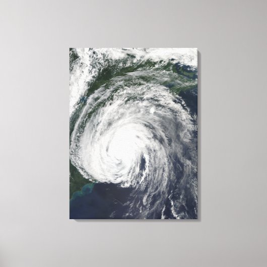 Hurricane Earl van de Mid-Atlantische Oceaan Canvas Afdruk (Voorkant)