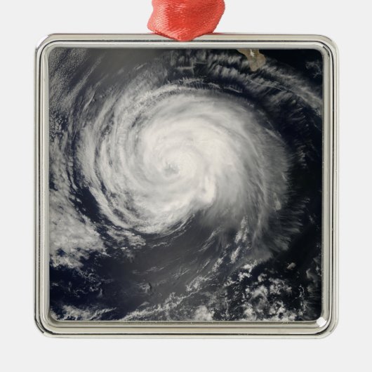 Hurricane Fausto Metalen Ornament (Voorkant)