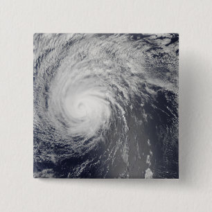 Hurricane Felicia Vierkante Button 5,1 Cm