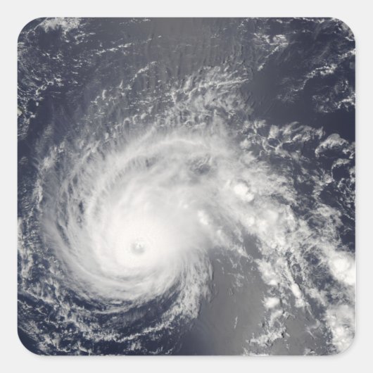 Hurricane Flossie Vierkante Sticker (Voorkant)