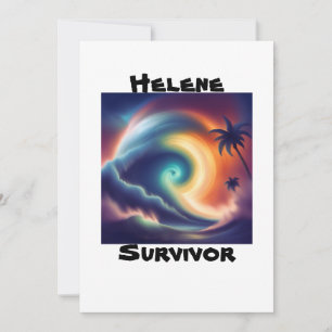 Hurricane Helene Survivor Florida Storm Kaart