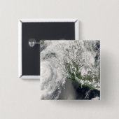 Hurricane Henriette Vierkante Button 5,1 Cm (Voorkant /achterkant)