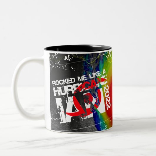 Hurricane Ian Coffee-Mok Tweekleurige Koffiemok (Links)