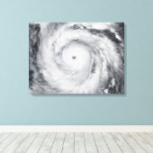 Hurricane Jangmi Canvas Afdruk (Insitu (Houten vloer))