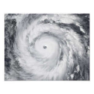 Hurricane Jangmi Foto Afdruk