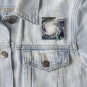 Hurricane Jeanne Vierkante Button 5,1 Cm (In situ)