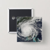 Hurricane Jeanne Vierkante Button 5,1 Cm (Voorkant /achterkant)