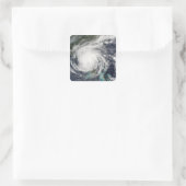 Hurricane Jeanne Vierkante Sticker (Tas)