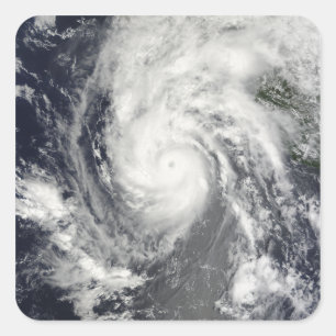 Hurricane Jimena nadert Baja California Vierkante Sticker