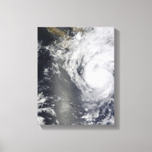 Hurricane Jimena over Baja California Canvas Afdruk