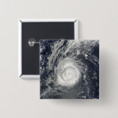 Hurricane Julia Vierkante Button 5,1 Cm (Voorkant /achterkant)